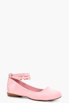 Boohoo Minnie Pom Ankle Band Ballet