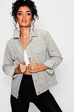 Boohoo Cord Boyfriend Jacket