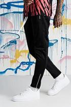 Boohoo Quavo Tricot Pintuck Panelled Joggers