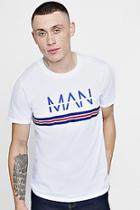Boohoo Man Dash T-shirt With Sports Tape