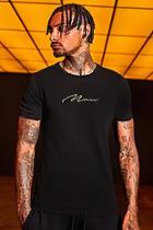 Boohoo Gold Man Embroidered Muscle Fit T-shirt