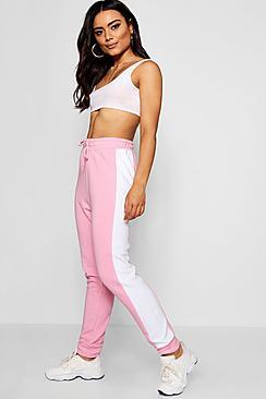 Boohoo Colour Block Stripe Jogger