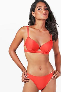 Boohoo Paris Underwired Strappy Bikini