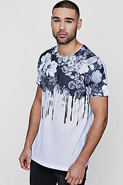 Boohoo Floral Print Sublimation T-shirt