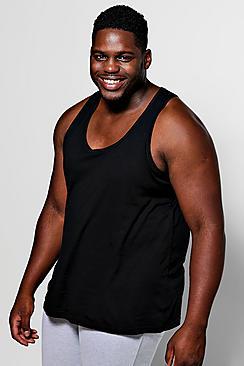 Boohoo Big And Tall Basic Vests