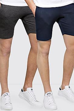 Boohoo 2 Pack Jersey Jog Shorts