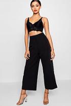 Boohoo Maddie Woven Tailored Suit Culottes