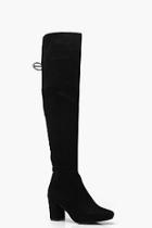 Boohoo Lace Up Over The Knee Boots