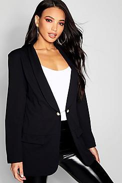Boohoo Pearl Detail Blazer