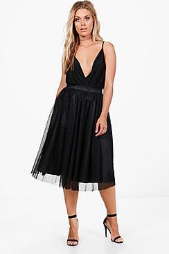 Boohoo Plus Charlotte Twille Skirt
