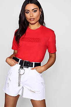 Boohoo Woman Box High Build T-shirt