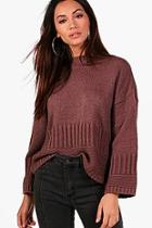 Boohoo Petite  Wide Sleeve Oversized Jumper