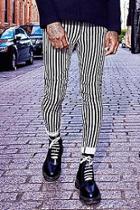 Boohoo Super Skinny Printed Stripe Jeans