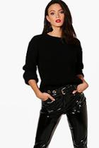 Boohoo Tall Edie Stitch Detail Jumper