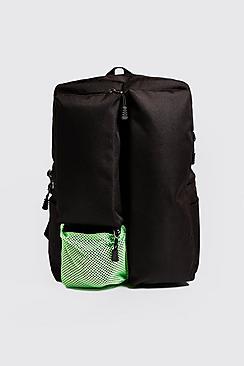 Boohoo Neon Utility Backpack