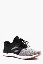 Boohoo Knitted Lace Up Sneaker
