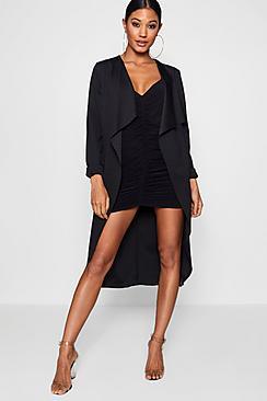 Boohoo Henrietta Waterfall Duster