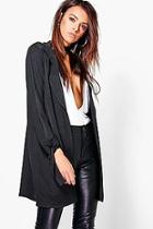 Boohoo Amelia Tie Cuff Duster