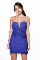 Boohoo Boutique Kyla Double Layer Lace Bodycon Dress