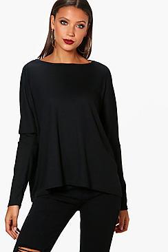 Boohoo Tall Evie Oversized Rib Knit Jumper