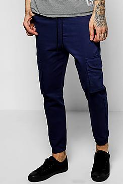 Boohoo Skinny Fit Utility Joggers Cargo Pants