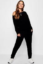Boohoo Petite Bianca Knitted Jogger & Jumper Set