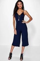 Boohoo Sophie Strappy Culotte Jumpsuit