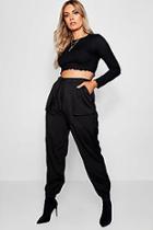 Boohoo Plus Woven Pocket Cargo Trouser