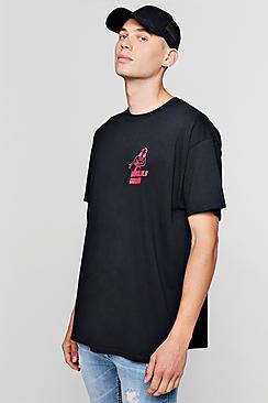 Boohoo Honolulu Print Oversized T-shirt