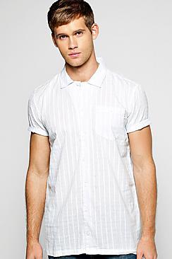 Boohoo Revere Collar Shirt