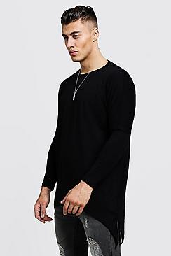 Boohoo Drop Shoulder Faux Sleeve T-shirt