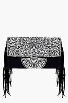 Boohoo Felicity Embellished Tassel Cross Body Bag