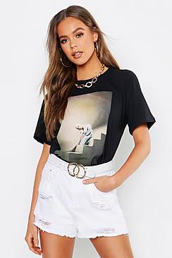Boohoo Ariana Stairs Licenced Tee
