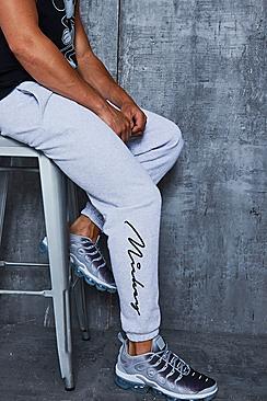Boohoo Disney Mickey Signature Loose Fit Joggers