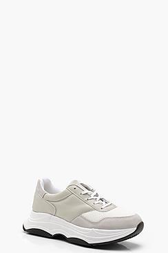Boohoo Zoe Chunky Premium Fashion Trainers