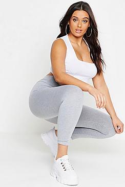 Boohoo Plus High Waist Viscose Legging