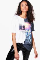 Boohoo Stella Subliminated Spliced Tee Multi