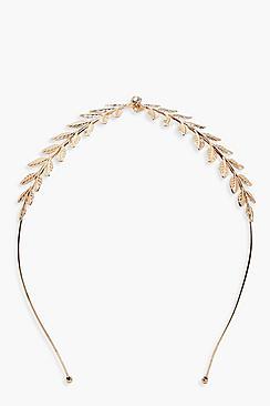 Boohoo Jessica Leaf Centre Headband