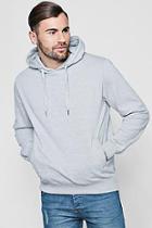 Boohoo Over The Head Hoodie With Side Pockets