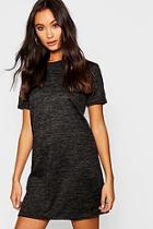 Boohoo Brushed Knit T-shirt Dress