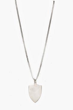 Boohoo Flat Pendant Necklace