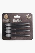 Boohoo Black Section Hair Clips 4 Pack