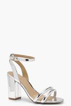 Boohoo Keira Double Ankle Wrap Strap Heels