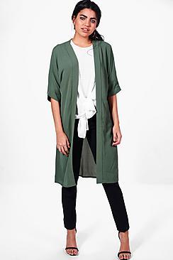 Boohoo Mia Chiffon Duster