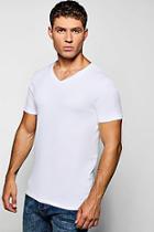 Boohoo Muscle Fit V-neck T-shirt
