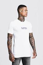 Boohoo Muscle Fit Purple Original Man Print T-shirt