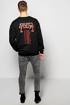 Boohoo Oversized Escape Tour Sweatshirt