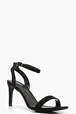 Boohoo Low Heel 2 Part Square Toe Heels