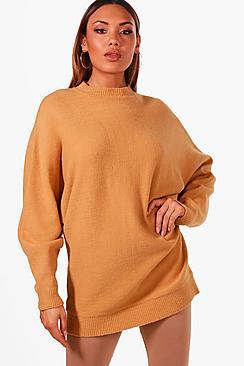 Boohoo Oversized Batwing Soft Knit Jumper