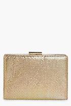 Boohoo Alisha Chainmail Box Clutch Bag
